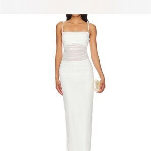 AFRM White Maxi Dress